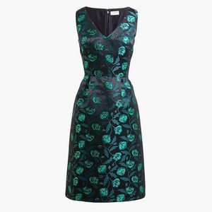 J.Crew Women's Jacquard V-neck cocktail Dresses